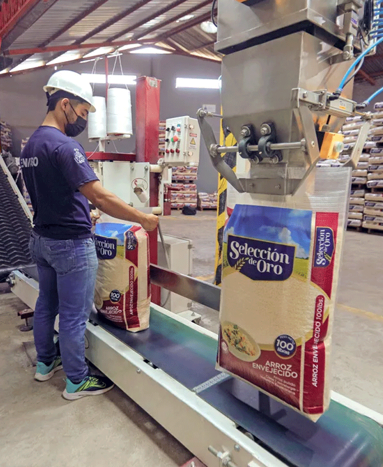 Instalacion sistemas de ensaque semi automatico