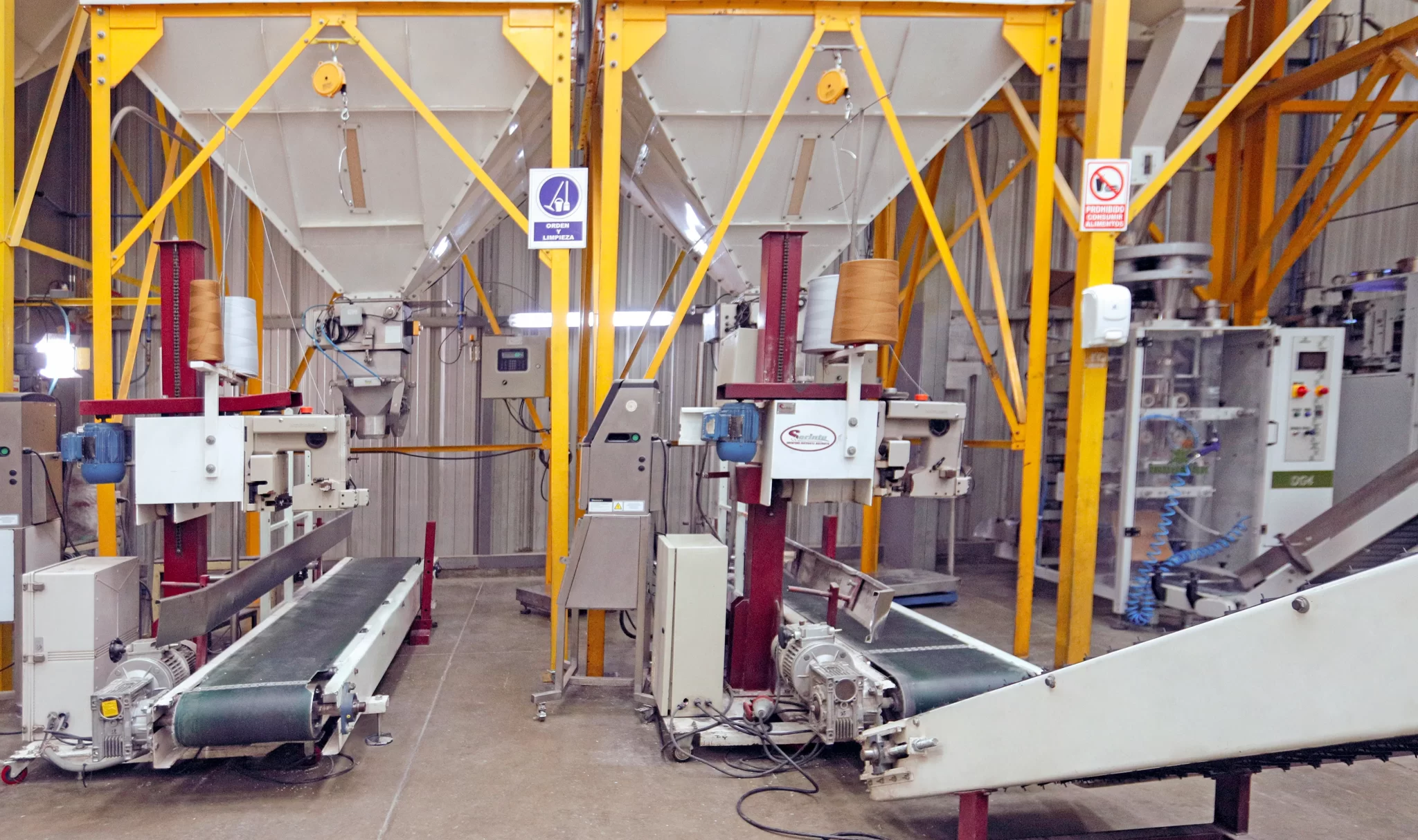 Sistema de ensaque semi automatico