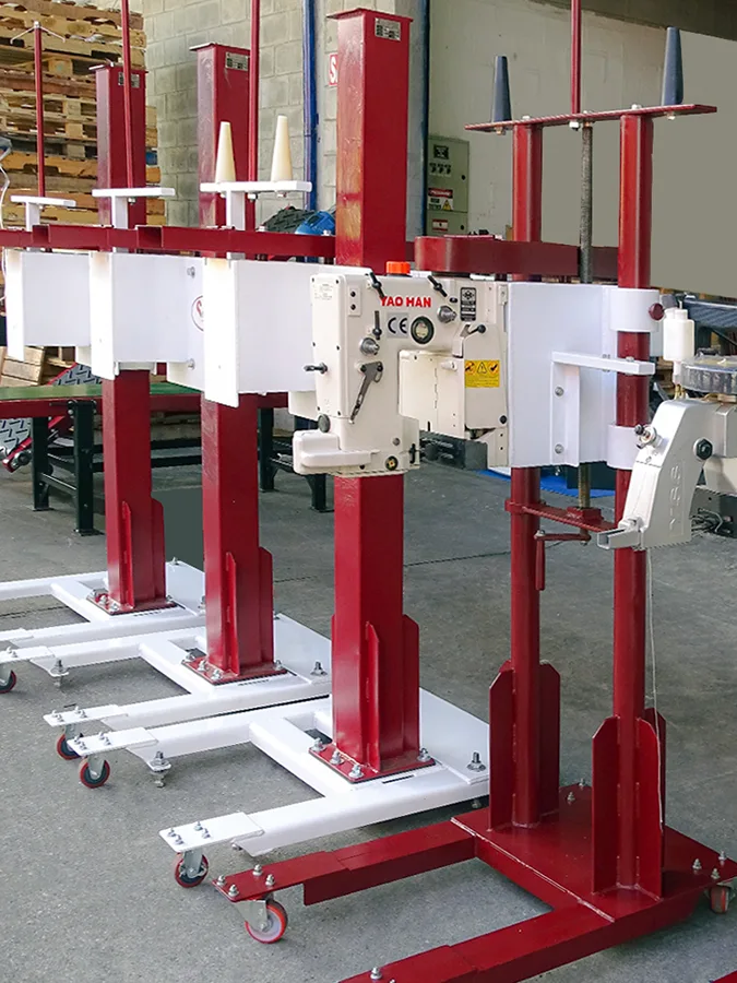 PEDESTALES CERRADORES DE SACOS