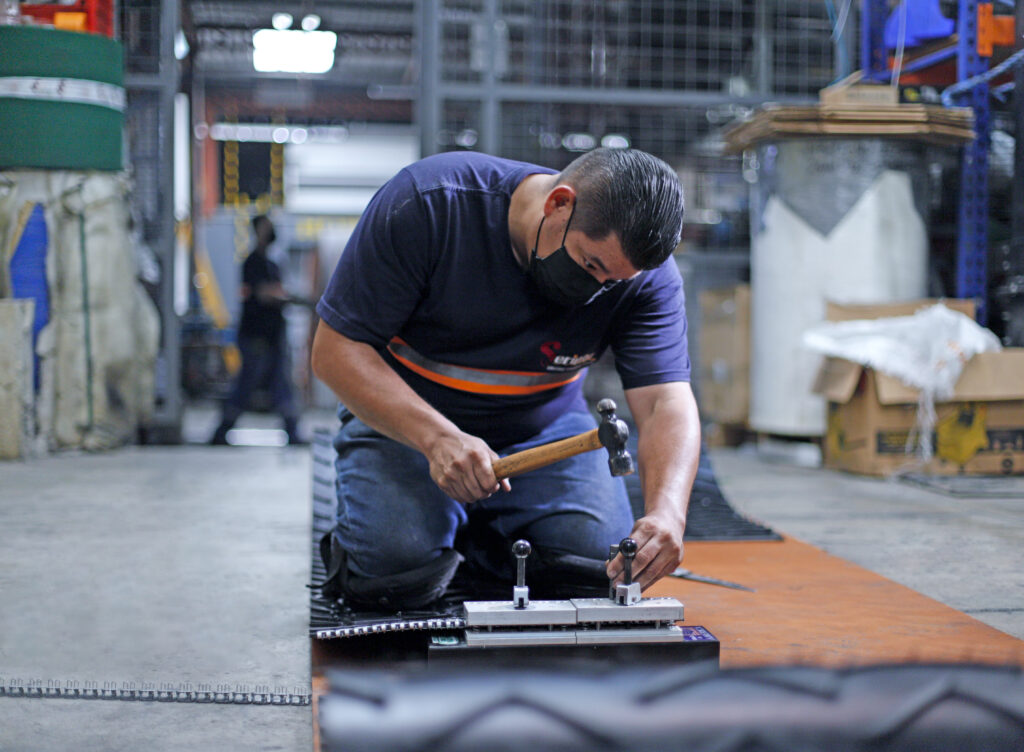 Instalacion de bandas transportadoras