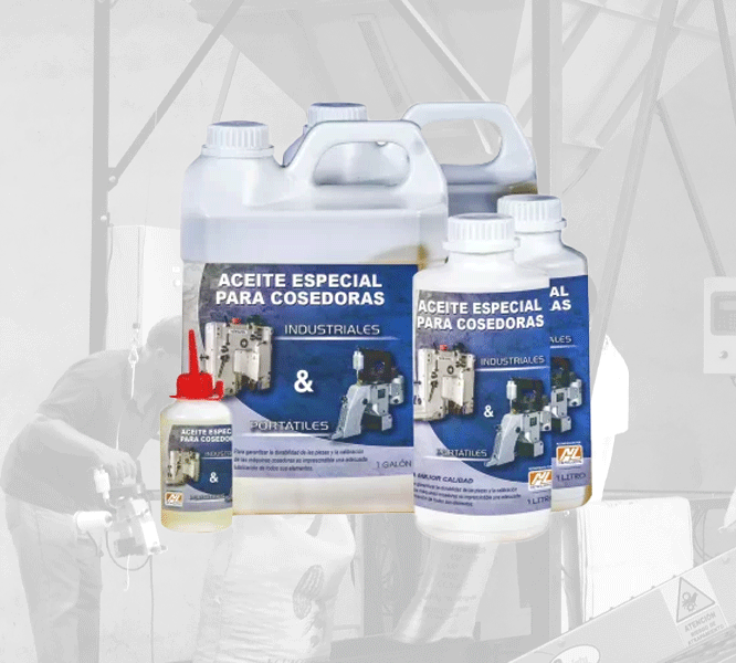 Lubricante para cosedoras de sacos