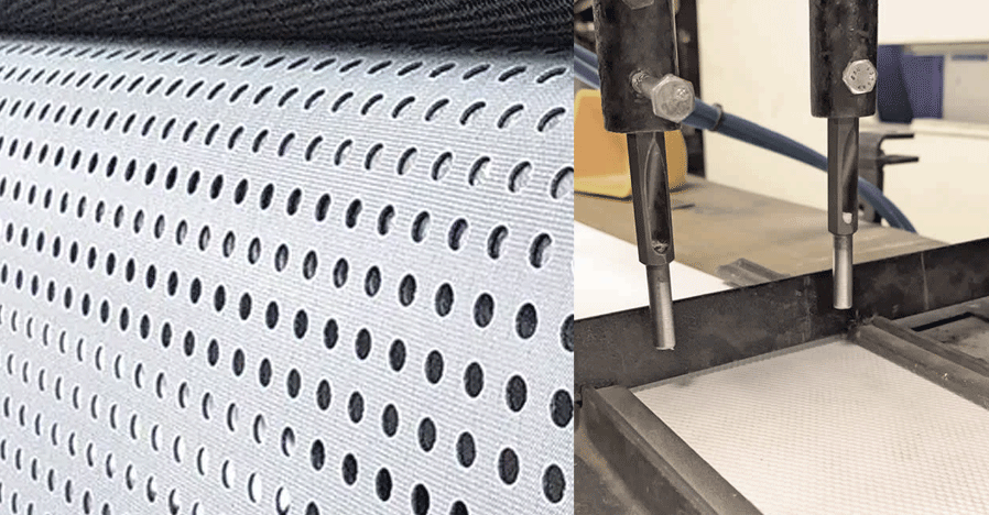 Perforacion de bandas serintu