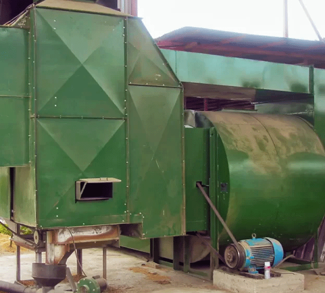 horno quemador de cascarilla