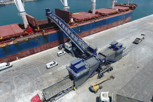 banda transportadora para potuario